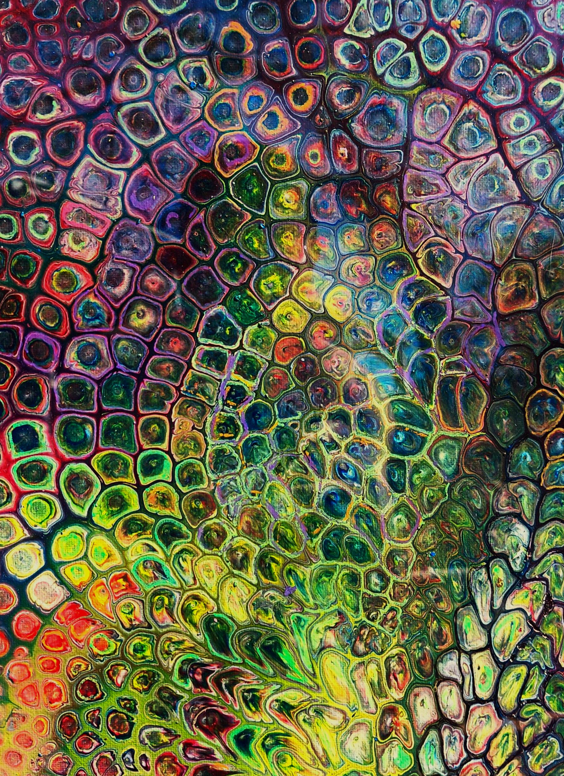 Leviathan's Armor - pour painting by Chris Broussard